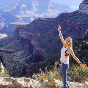 Paula at the Grand Canyon